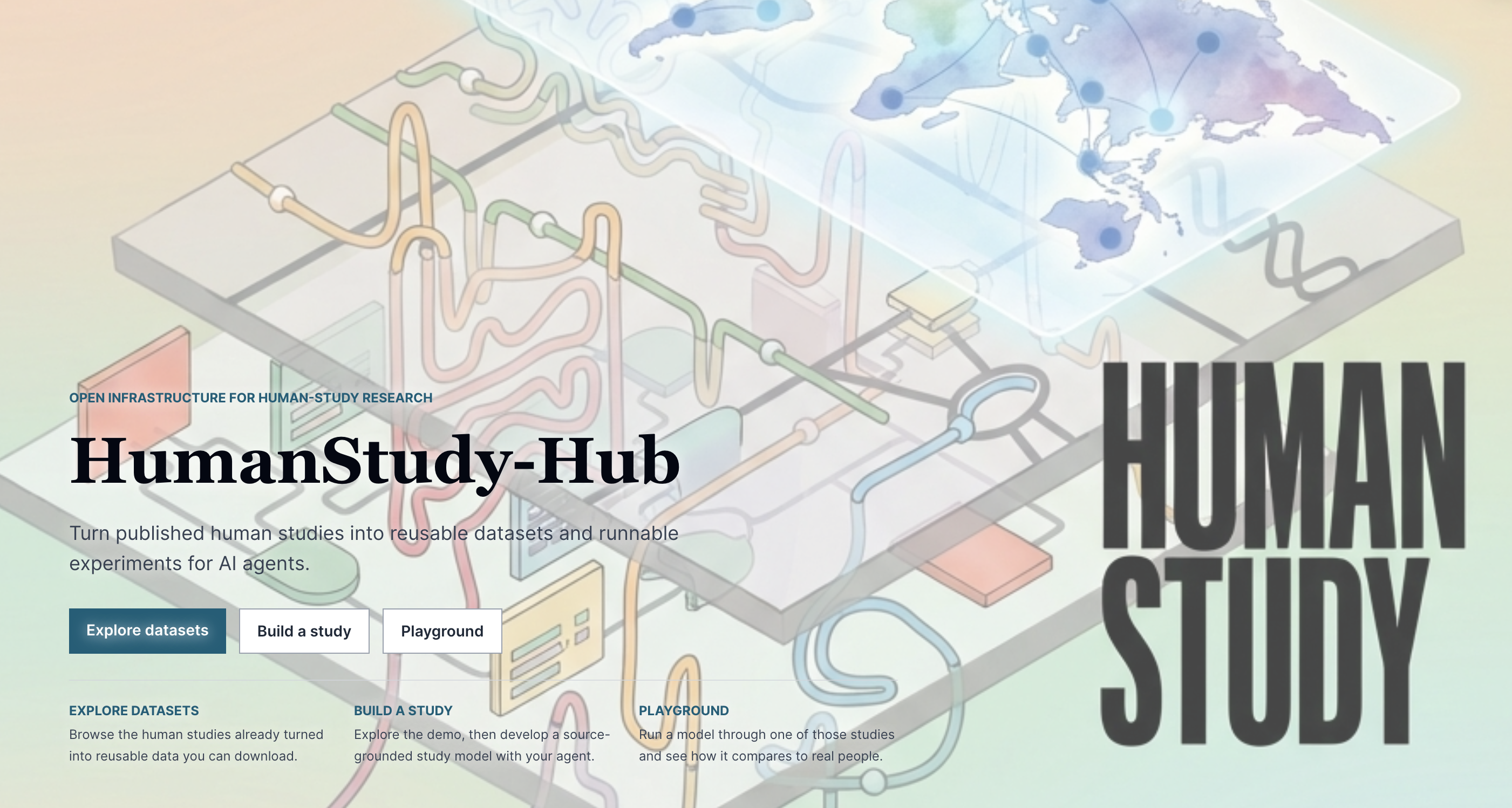 HumanStudy-Hub: reusable human studies and runnable experiments for AI agents